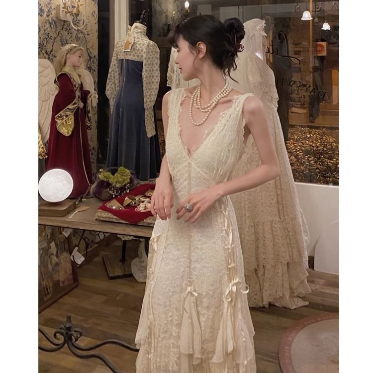 Gothic Lace Dress Sexy Maxi Dr - огляд і ціна Maxi Dress Halter