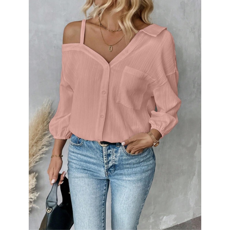 Plus Size1XL-5XL Women Blouses - огляд і ціна Blouse Off Shoulder