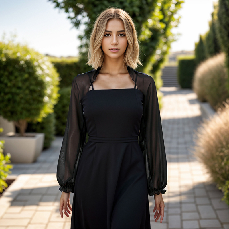 Solid Color Chiffon Shawl Summ - огляд і ціна Blouse Off Shoulder