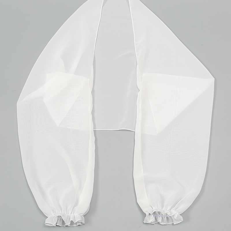 Solid Color Chiffon Shawl Summ - огляд і ціна Blouse Off Shoulder