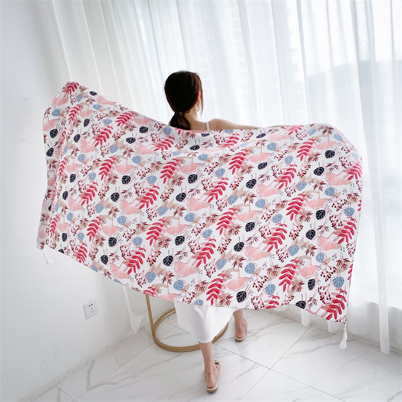 90x185cm Cotton Linen Print Su - огляд і ціна Linen Dress Wrap